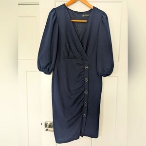 New York & Co Navy Blue Dress
